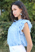 Vixen Top - Blue Petal